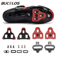 BUCKLOS จักรยานเสือหมอบ Cleat Fit Shimano SPD แป้นเหยียบรองเท้าสำหรับ SPD-SL ดูจักรยานบนถนน MTB เดลต้าสตั๊ดจักรยานเสือหมอบ Clipss