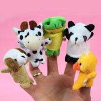 10ชิ้น Boneka Jari Tangan สัตว์ชีวภาพผ้าพลัชทารกโปรดปรานตุ๊กตาอุปกรณ์ประกอบบอกเล่าเรื่องราวน่ารักตุ๊กตาสัตว์การ์ตูนนิ้วมือเด็ก