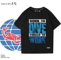 2023High quality new style original extreme sports free divers World Diving Federation CMAS diving enthusiasts short-sleeved T-shirts