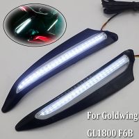 Wing GL 1800รถจักรยานยนต์ช่องลมหน้ารถที่มีแสงไฟ LED สัญญาณเลี้ยวชุดสำหรับฮอนด้าปีก F6B GL1800 2018 2019 2020 2021