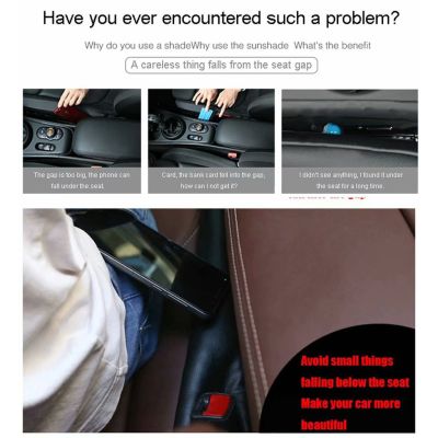 2 PCS TOYOTA TRD Car Leak Proof Seat Gap Filler Pad Padding Spacer Strip Auto Seat Console Gap Filler Case Hilux Fortuner Wigo Avanza Innova Camry Corolla Agya Rush Vios Yaris ATIV RAV4 Etios Sienta C-HR Alphard Vellfire Altis Calya hiace P