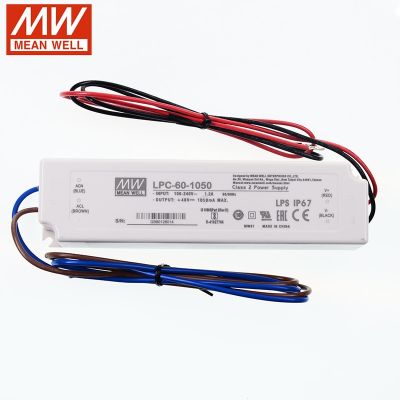 :{”》: หมายถึง LPC-60-1050สวิตช์จ่ายไฟสลับ110V/220V AC ถึง9 ~ 48V DC 1050Ma 50W กันน้ำ IP67ไดรเวอร์ LED