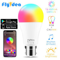 Wireless Bluetooth led Light B22 Color Changing Magic Bulb Dimmable lamp RGBW 20 Modes Apply to IOS Android Smart Home Lighting