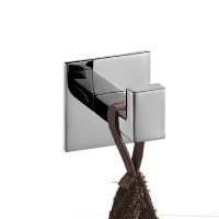 {HAOY Department Store} ไม่ต้องใช้สกรู Modern 304 Stainless Steel Self Adhesive Bathroom Square Towel Hook Coat Hat Door Hook Hanger Bathroom Accessories