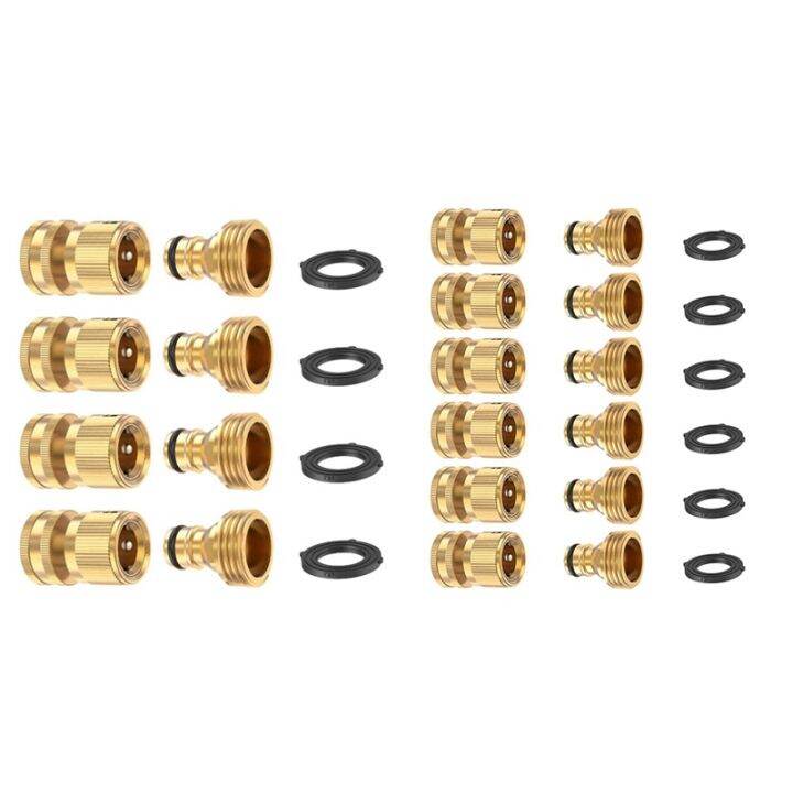 garden-hose-quick-connector-solid-brass-3-4-inch-ght-thread-fitting-no-leak-water-hose-female-and-male-adapter