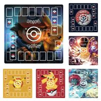 60*60*0.2 ซม. อะนิเมะ Pokemon PTCG เฉพาะการ์ดเกม 2 ผู้เล่น Battle Against Pikachu Ash Ketchum Lunala Solgaleo ของเล่นของขวัญ-Caidour