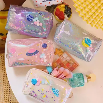 Sequins Color Changing Pencil Cases  Fashion cosmetic bag, Pencil cases  for girls, Girl school supplies