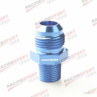 【Natural element】 ADLERSPEED AN10ตรงถึง3/8 Quot; NPT อะแดปเตอร์ท่อน้ำมันเชื้อเพลิงที่เหมาะสมอลูมิเนียมสีฟ้า