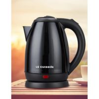 ลด ลด สุดพิเศษษ  LE CUISSON กาต้มน้ำไฟฟ้า 1.8 ลิตร  กาต้มน้ำร้อน กระติกน้ำร้อน Electric Kettle สีดำ พร้อมส่ง! ราคาถูก กาต้มน้ำ กาต้มน้ำร้อน กาต้มน้ำร้อนไฟฟ้า กาต้มกาแฟ กระติกน้ำ  ชา กาแฟ