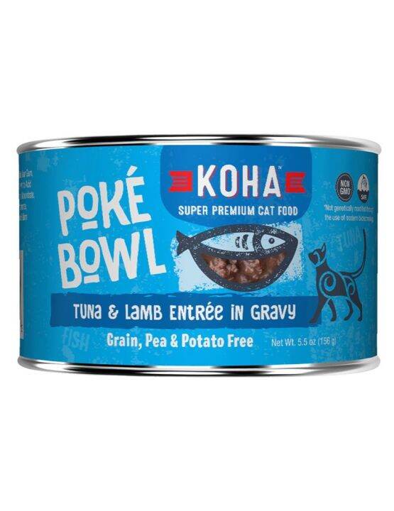 KOHA CAT CANNED FOOD POKE TUNA & LAMB 5.5 OZ Lazada PH