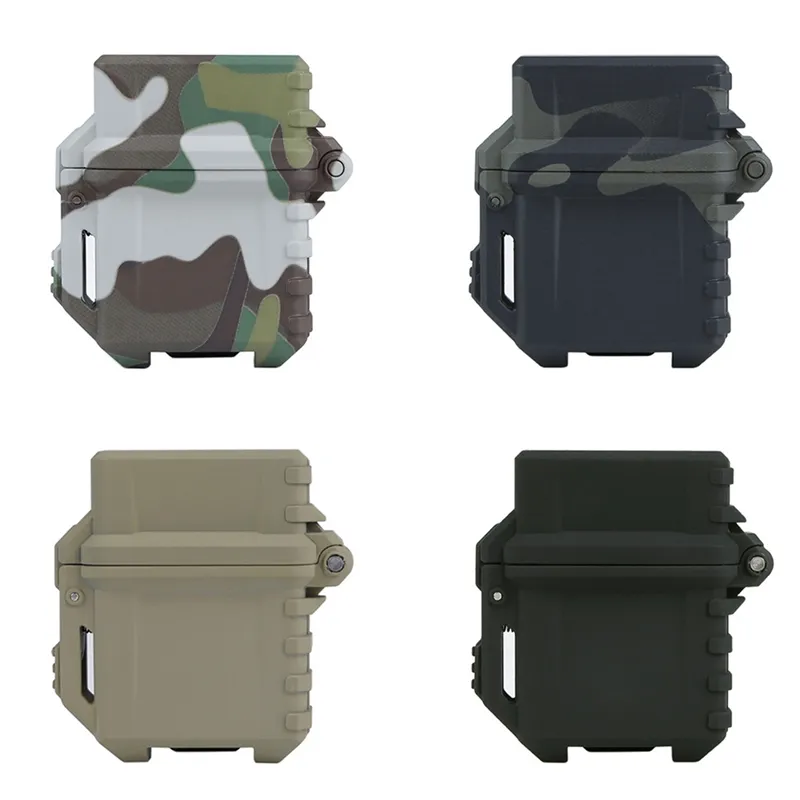 Tactical Lighter Storage Case Box Container Organizer Holder for Zippo  Inner Tank Waterproof Anti-Drop