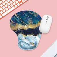 【lz】⊕  Mármore Pequeno Ergonômico Mouse Pad Descanso De Pulso Almofada De Borracha Antiderrapante Sob A Mão Escritório Computador Mesa Almofada De Mão Suporte De Pulso