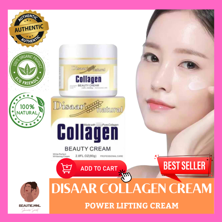 100% AUTHENTIC DISAAR Collagen Face Cream 80g, Whitening Moisturizing ...