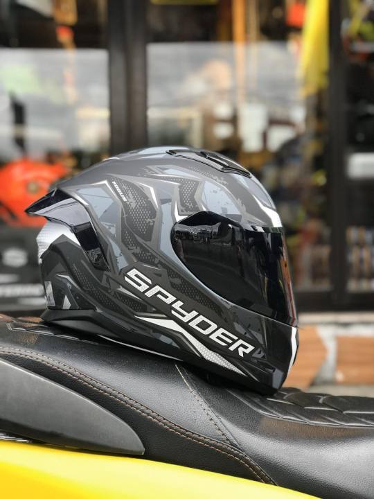 Full face Spyder Helmet Rouge Dual Visor | Lazada PH
