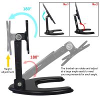 +【； Monitor Desk Stand Universal TV Home Phone Holder Office Aluminium Alloy Height Adjustable Tablet LCD Screen Durable Computer