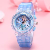 Hot Seller Frozen childrens watch fashion creative colorful luminous light boys and girls