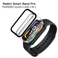 ZZOOI For Redmi Smart Band Pro Hard Full Edge Screen Protector Case Shell Frame Protective Bumper Cover Smartwatch Accessories