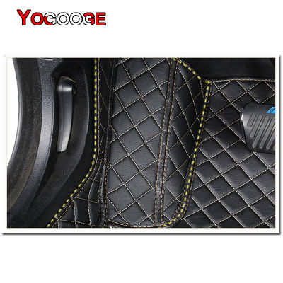 YOGOOGE พรมปูพื้นรถยนต์สำหรับเล็กซัส GS 450H 300 200ครั้ง250 350 400 460 430เท้า Coche อุปกรณ์อัตโนมัติพรม