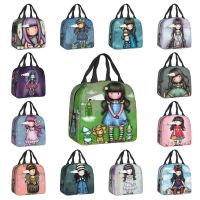 ♤№☸ Custom Goliath Doll Santoro Gorjuss Lunch Bag Men Women Thermal Cooler Insulated Lunch Boxes for Children School