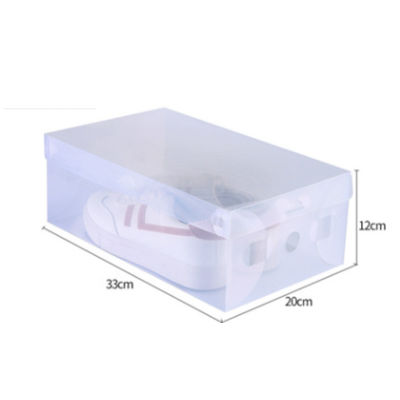 10 Transparent Storage Shoe Boxes, Plastic Shoe Boxes, Foldable Shoe Box Racks, Household Portable Shoe Cabinets