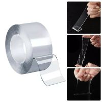 Nano Tape Double Sided Tape Transparent No Trace Reusable Waterproof Adhesive Tape Multi Purpose Home Tape DIY Blowing Bubble