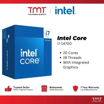 Intel® Core™ i7-14700K Desktop Processor 20 Cores (8 P-Cores + 12