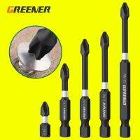 Greener 25 50 70 90 150mm Strong Magnetic Batch Head Cross High Hardness Hand Drill Bit Screw Electric Screwdriver Set Screw Nut Drivers