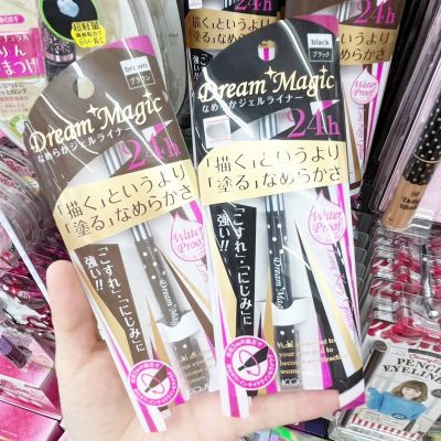 ❤️พร้อมส่ง❤️     KOJI Dream Magic Long Keep Gel Eyeliner  🇯🇵 นำเข้าจากญี่ปุ่น 🇯🇵  อายไลเนอร์  🥰 Pencil eyeliner สีดำสนิท 🥰 เขียนนุ่มลื่น เขียนง่าย 🔥🔥🔥