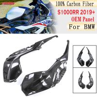 M5สำหรับ BMW S1000RR S1000R 2019 - 2021 2022 2023อุปกรณ์เสริมรถจักรยานยนต์คาร์บอนไฟเบอร์บริสุทธิ์ถังน้ำมันแผงด้านข้างฝาครอบแต่งรถชิ้นส่วน