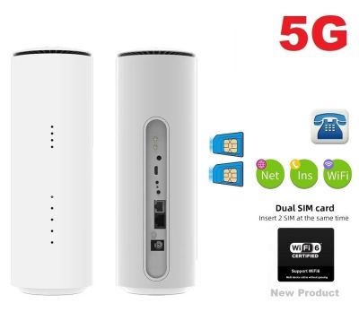 เราเตอร์ Wifi ซิม 5G WiFi 6 Dual SIM รองรับ 2 ซิม 5G Fast and Stable