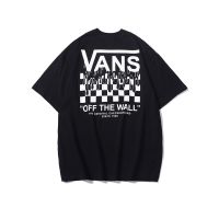 [ส่งของ]Vans เสื้อยืดคอกลม แขนสั้น ทรงหลวม สไตล์สปอร์ต แฟชั่นฤดูร้อน สําหรับผู้ชาย และผู้หญิง