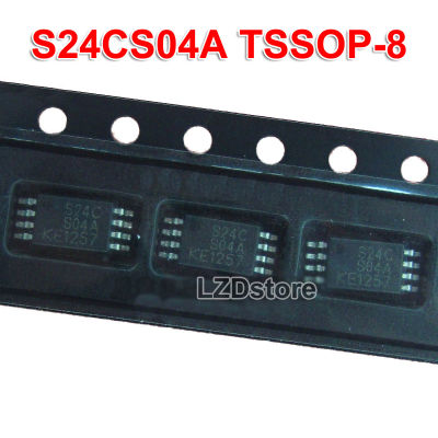 5ชิ้น TSSOP-8 S24CS04A S-24CS04AFT-V-GE TSSOP-8 4Kb I2C 2สาย IC ชิปความจำของแท้ใหม่