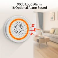 Sensor Built-in Siren Alarm 3 In 1 90DB Sound Light Sensor Light Sensor Tuya Smart Life Security Systems For Alexa Google Home