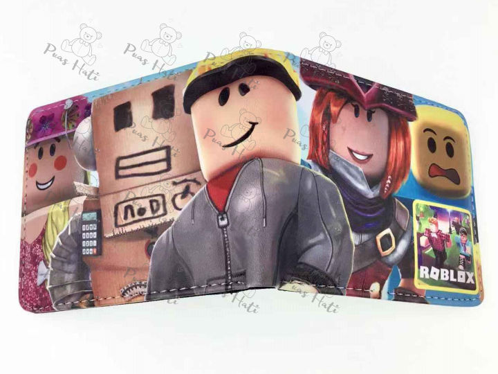 Roblox Boy Leather Wallet - Roblox Boys Wallet, Bi-Fold Cartoon