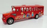 Toys รถของเล่น SCHOOL BUS รถบัสโรงเรียน วัสดุแข็งแรงทนทาน (สีแดง)