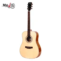 กีตาร์โปร่ง SAGA SF850 Acoustic Guitar ( Solid Top )