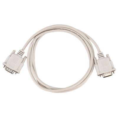 1.4M RS232 DB9 9 Pin Male to VGA Video 15 Pin Male Adapter Cable Light Gray