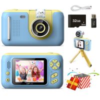 ZZOOI Children Camera 1080P HD Screen Camera Mini Digital Vintage Camera 8/20 Million Pixel Kids Cartoon Cute Camera Photography Gift Sports &amp; Action Camera