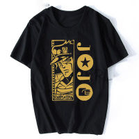 【Fashion】 Large size Hot-Sale Jojo Bizarre Adventure Anime T Shirt Men Japanese Manga Black Tshirt Short Sleeve Fashion T Shirts Cotton Top Tees  แฟชั่นแขนสั้นผ้าฝ้าย