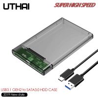 UTHAI G25 USB3.0/Type-C HDD Enclosure of 2.5 Hard Disk Case SSD SATA3 to USB 3.0/2.0 Box USB C HDD Case Gen2 6GBp/s SSD