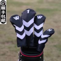 New universal classic striped wood club cover golf club head cover club head cover protective cover head cap cover free shipping new J.LINDEBERG DESCENTE PEARLY GATES ANEW FootJoyˉ MALBON Uniqlo