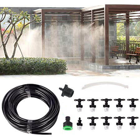 10M Outdoor Misting Cooling System Mist Sprinkler Nozzle Plant Irrigation Water Mister Nozzles Set Garden Supplies Irrigation I4615418242