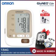 Máy đo huyết áp bắp tay Omron JPN600 + Tặng bộ đổi nguồn OEM + Tặng máy đo