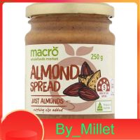 Natural Almond Spread Macro 250 G.