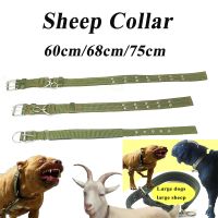 1PCS Pet Dog Sheep Goat Lamb Collar Medium Large Small Size For Walking Training Leash Belt Pull Thicken Canvas Lead Supplies