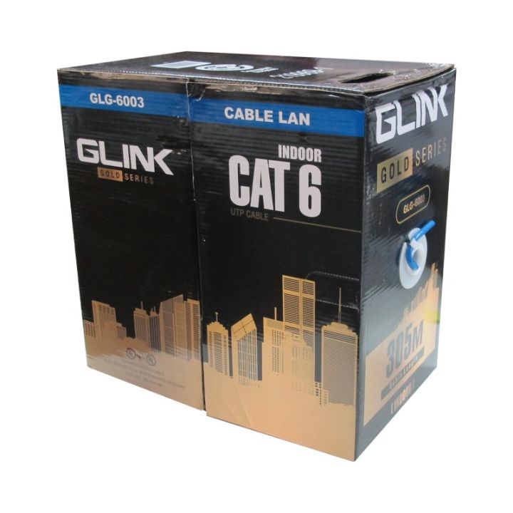 best-seller-glink-glg-6003-cable-lan-cat6-305m-gold-series-สายแลน-cat6-แบบ-ภายใน-305เมตร-ที่ชาร์จ-หูฟัง-เคส-airpodss-ลำโพง-wireless-bluetooth-คอมพิวเตอร์-โทรศัพท์-usb-ปลั๊ก-เมาท์-hdmi-สายคอมพิวเตอร์
