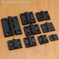 10pcs/set Black Color Nylon Plastic Butt Hinge for Wooden Box Furniture Electric Cabinet Hardware