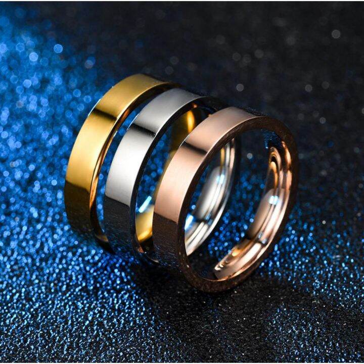 women-men-rings-korean-4mm-titanium-steel-couple-engagement-ring-sd036