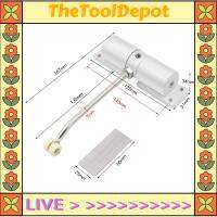 TheToolDepot มีดโกนประตูที่ปิดประตูอัตโนมัติบัฟเฟอร์เงียบ,มีดโกนยึดผิวประตูสปริงเด้งหนักประตูใกล้บ้าน