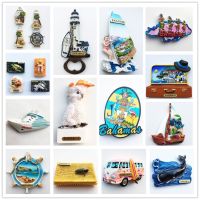 【YF】❇┋◕  South America Bahamas Sea View Fridge Tourist Souvenirs Bottle Opener Refrigerator Magnetic Stickers Gifts